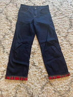 J.Crew Flannel Lined Jeans